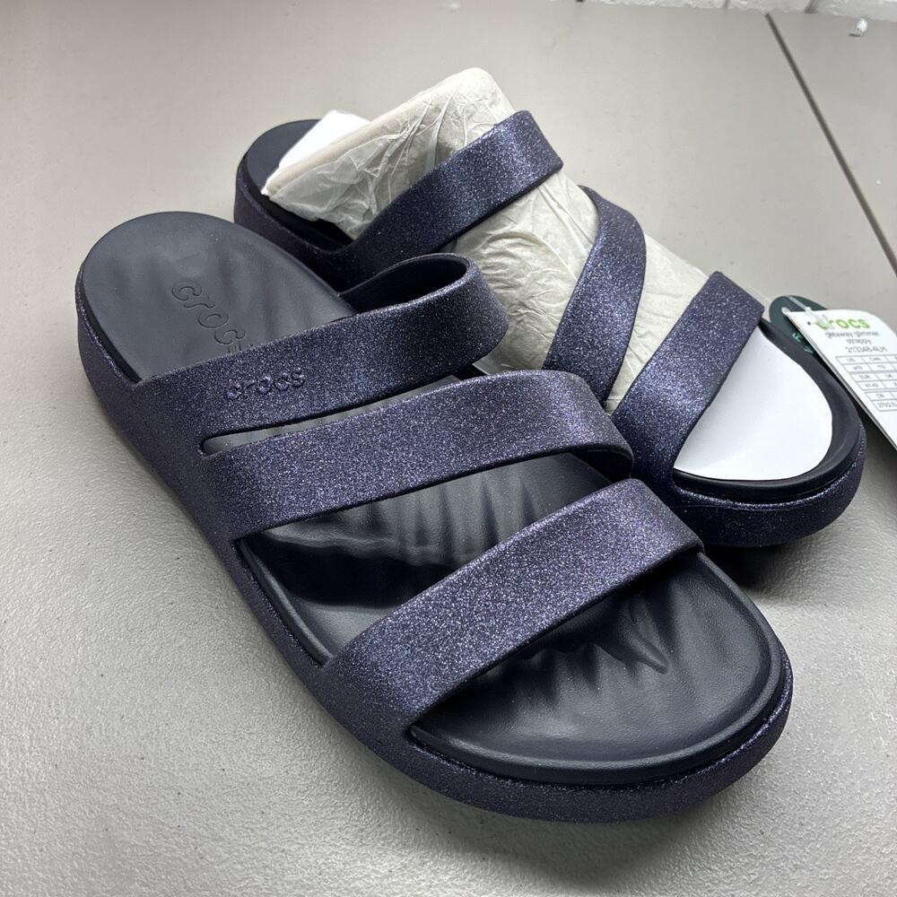 New Crocs Getaway Strappy Sandals Size 10 Women’s 213448-4LH